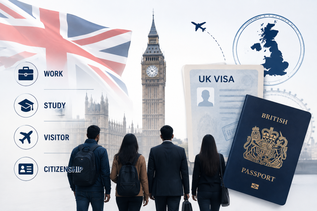 Indians Lead UK Migration in Work, Study and Citizenship Indian nationals lead UK migration figures across work, study, visitor visas and British citizenship